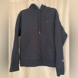 Medium black Champion hoodie